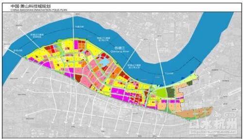 中国萧山科技城规划图面世!高大上,打造杭州的浦东?