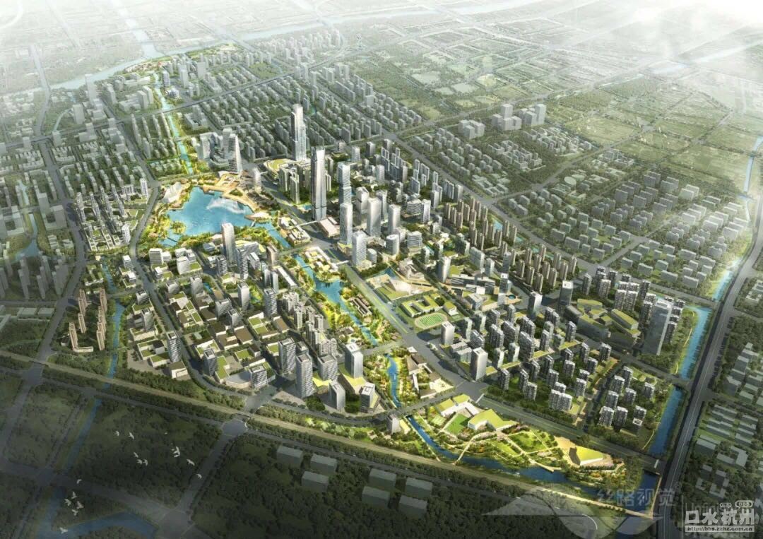 杭州北部新城国际商务区核心区最新方案出炉!330