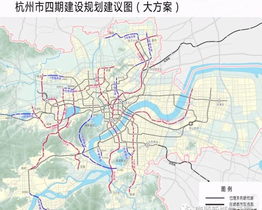 杭州地铁四期规划已上报!三江口,钱塘新区是重点