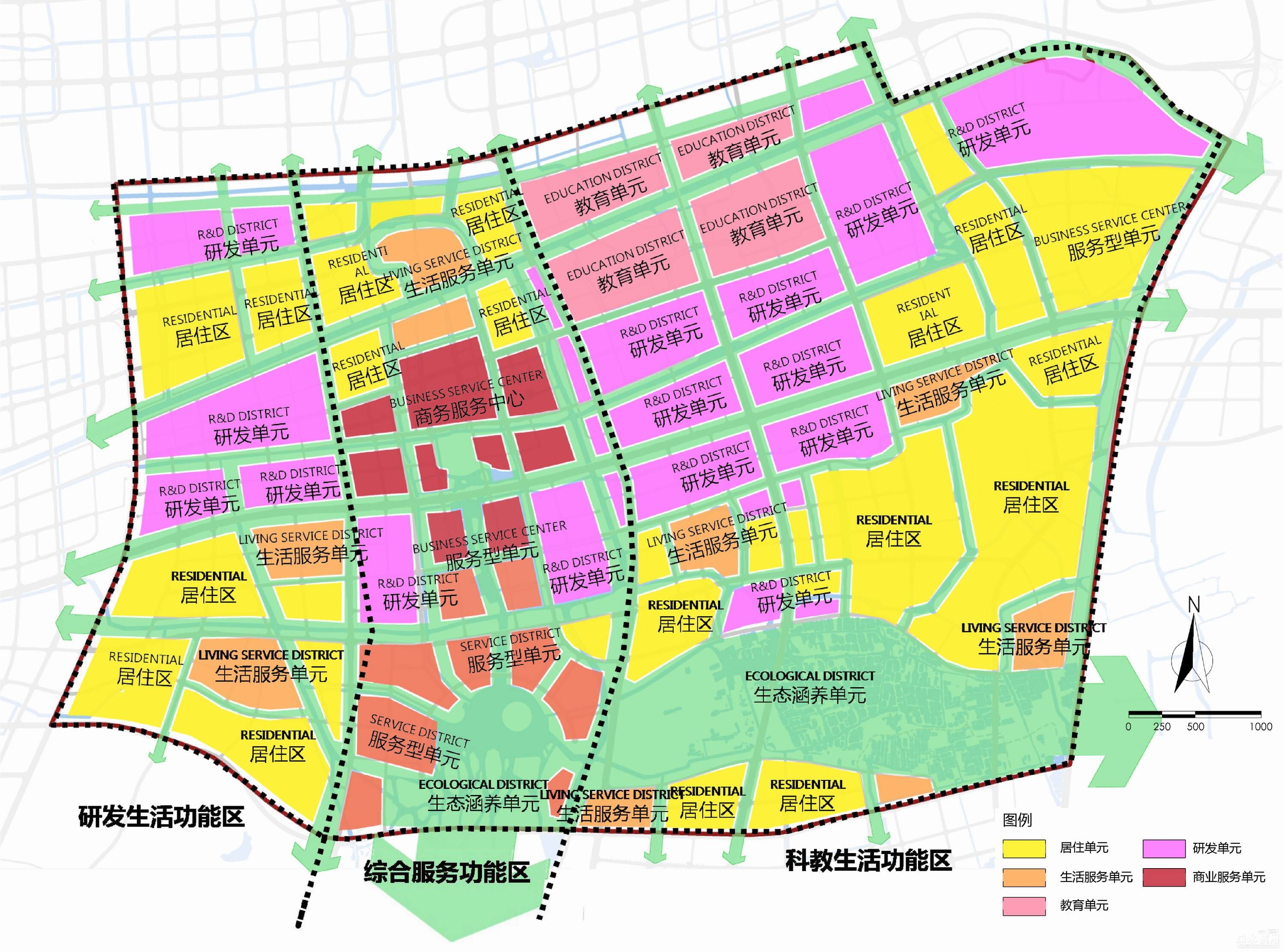 最新杭州未来科技城规划大图