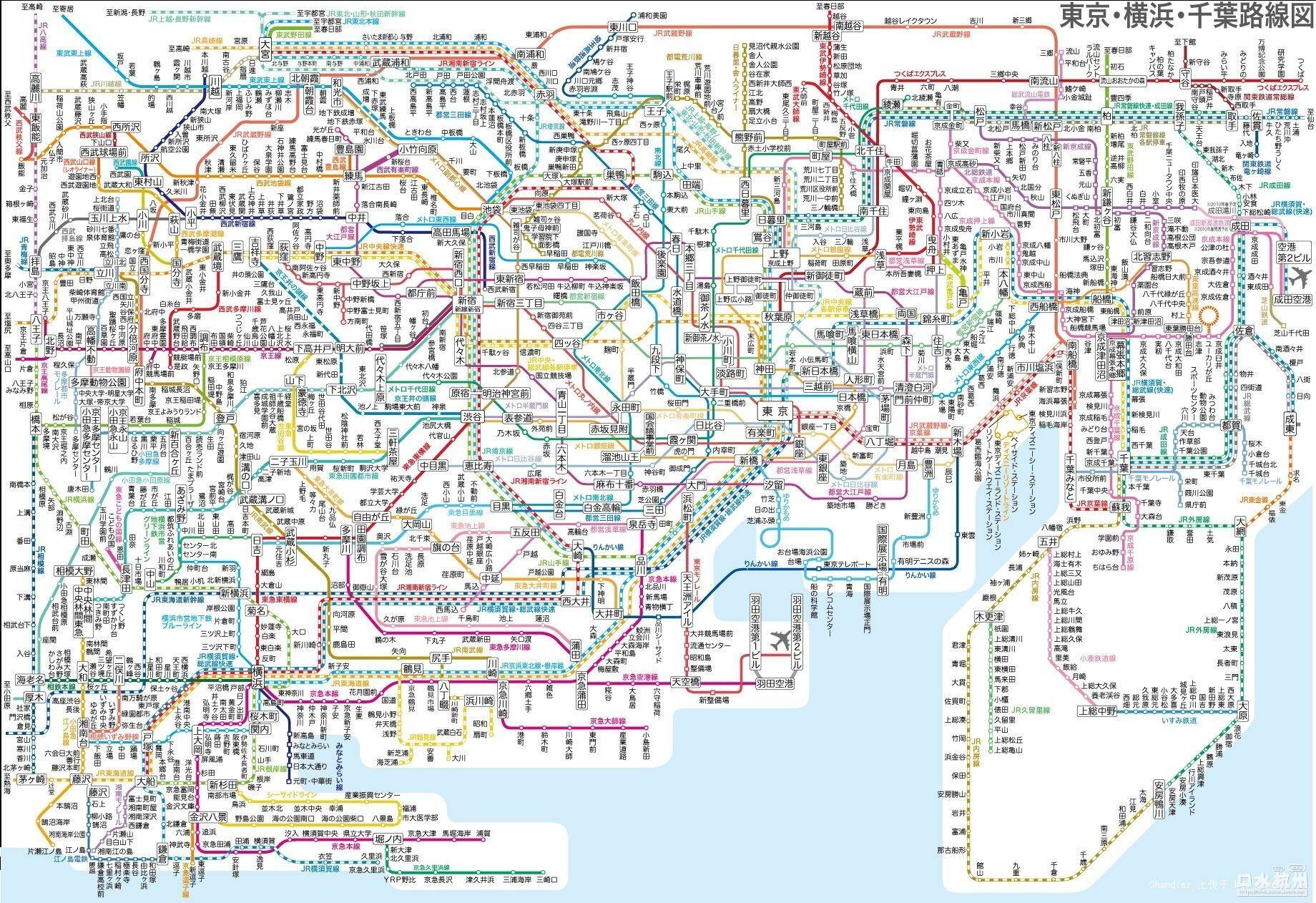 看看东京横滨的地铁图估计杭州得努力200年