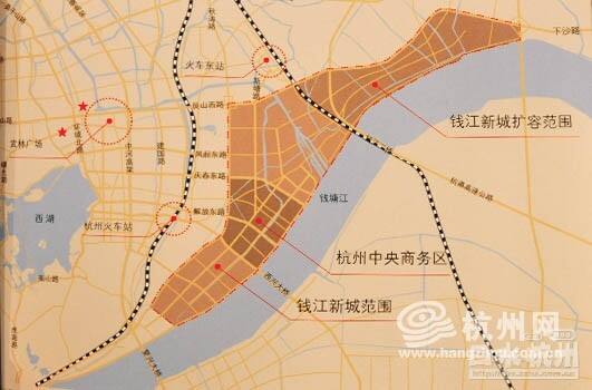 钱江新城规划图,是这样的吗?