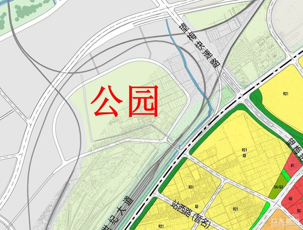 临平公园线路图图片