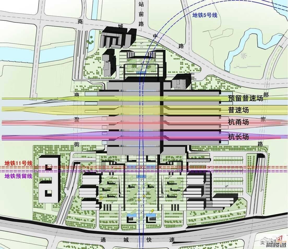 从杭州火车南站看萧山中心城区省城中心区的定位