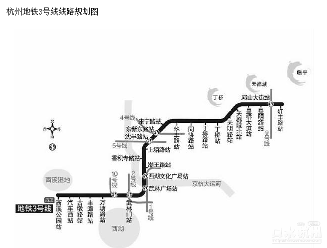 杭州33号线地铁线路图图片