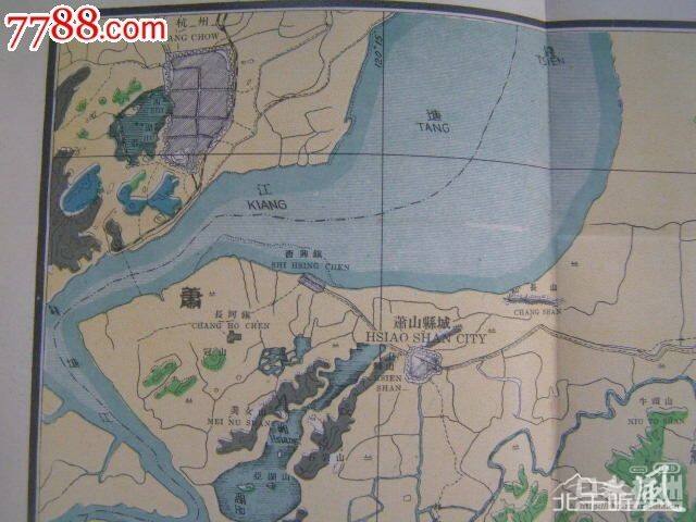 萧山围垦前的地图图片