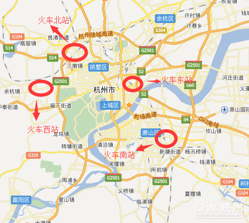 杭州唯独缺少一个火车北站东西南都有了三缺一啊