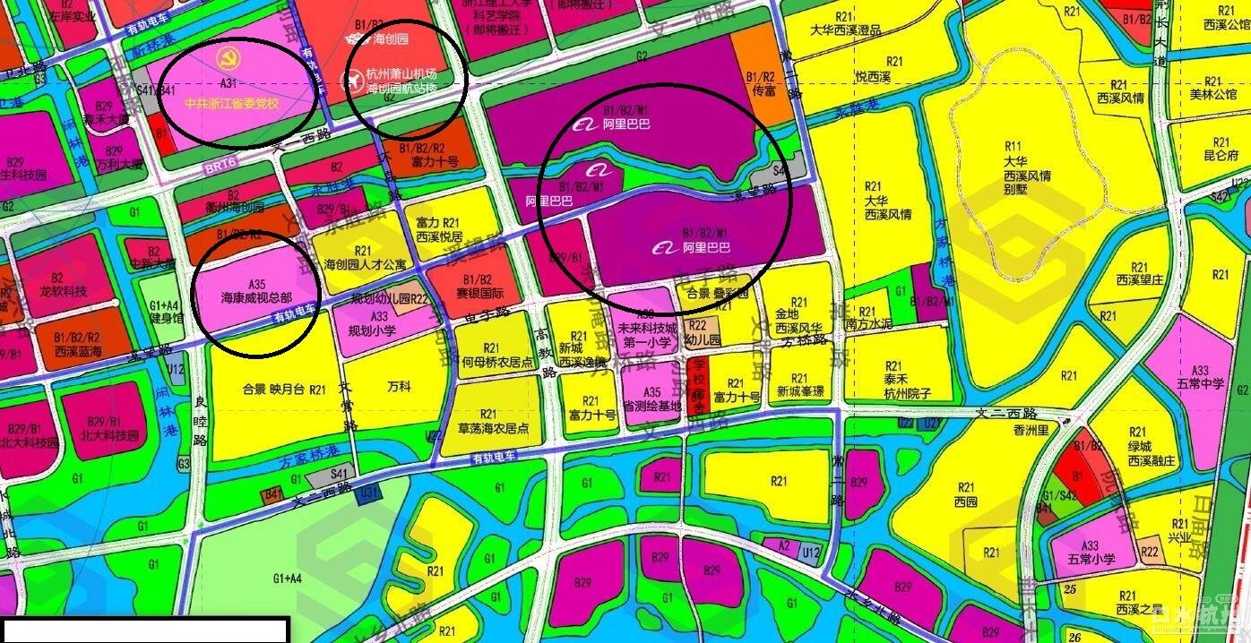 06 杭州未来科技城 各区域最新规划细图(有小号假冒)