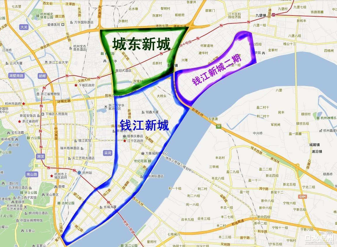钱江新城二期规划图图片
