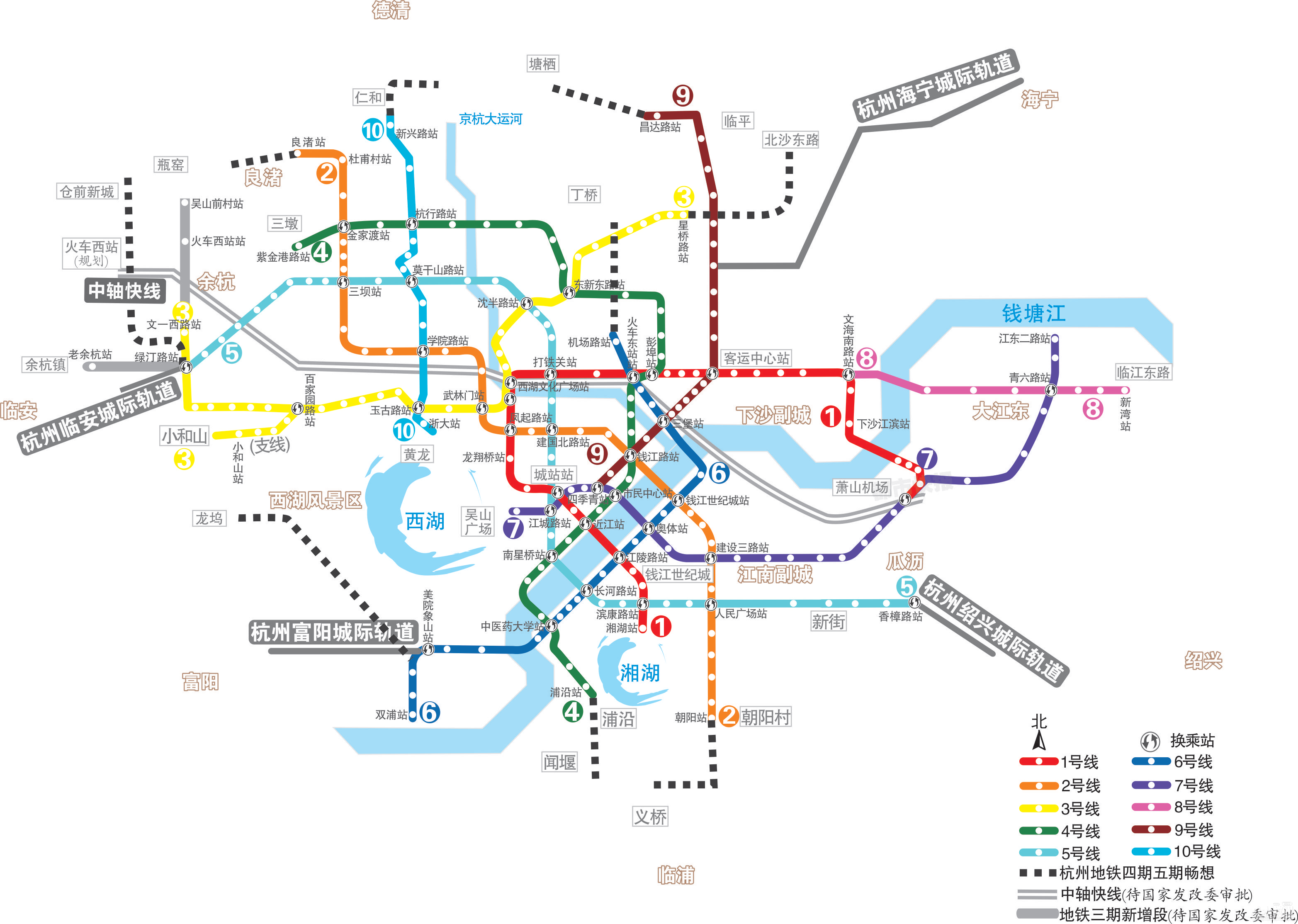 杭州14号线地铁规划图片