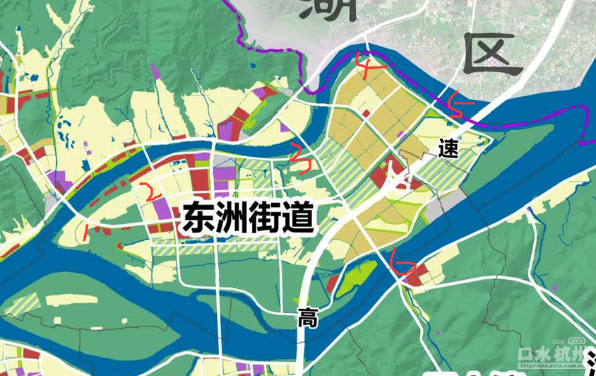 富阳高桥2020规划图图片