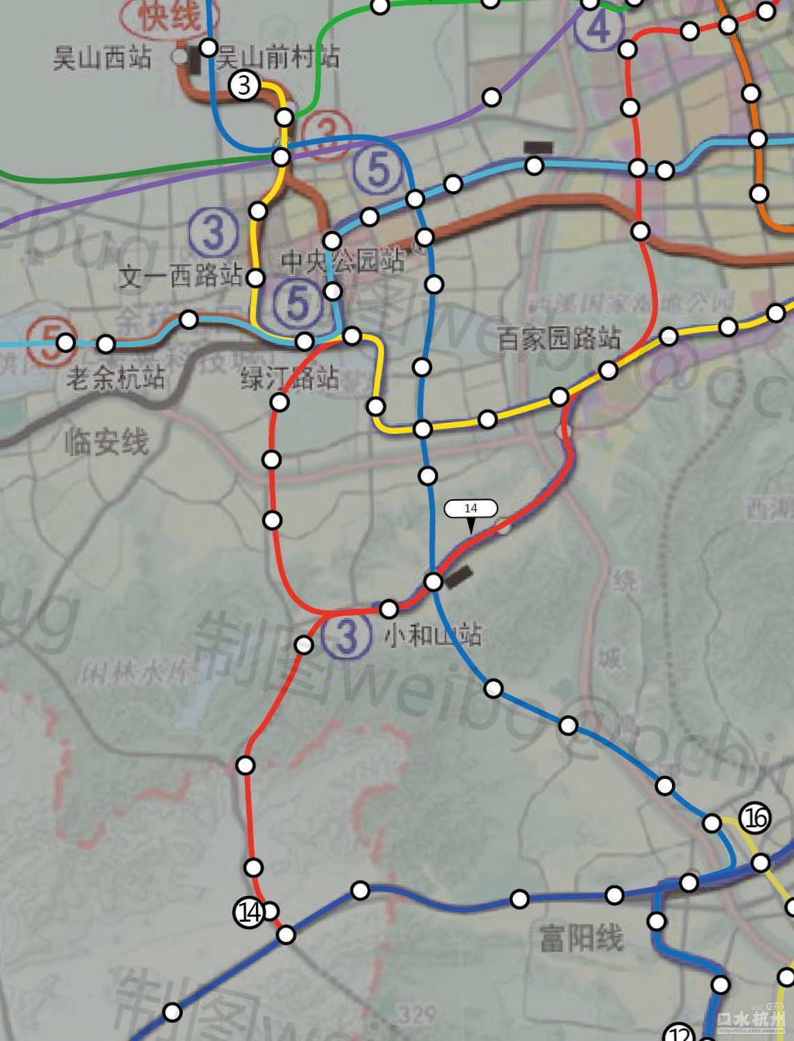 富阳地铁规划图片