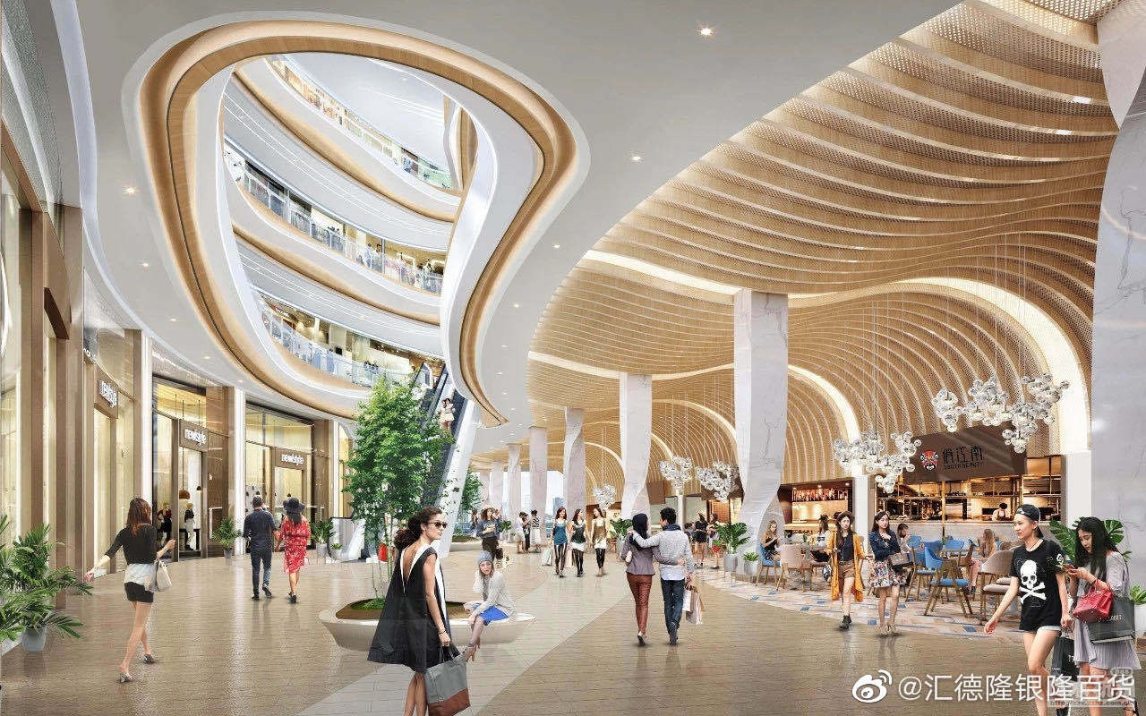 最新世纪城de汇德隆印象城室内设计流出能不能成为杭州最好看时尚的