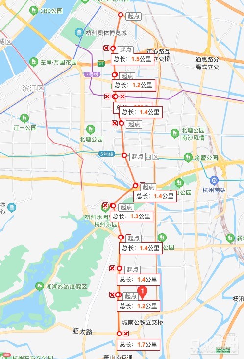 杭州地铁15号线图图片