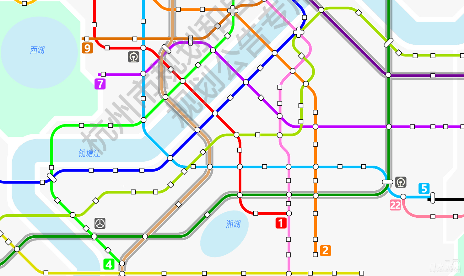 萧山四期地铁规划图图片