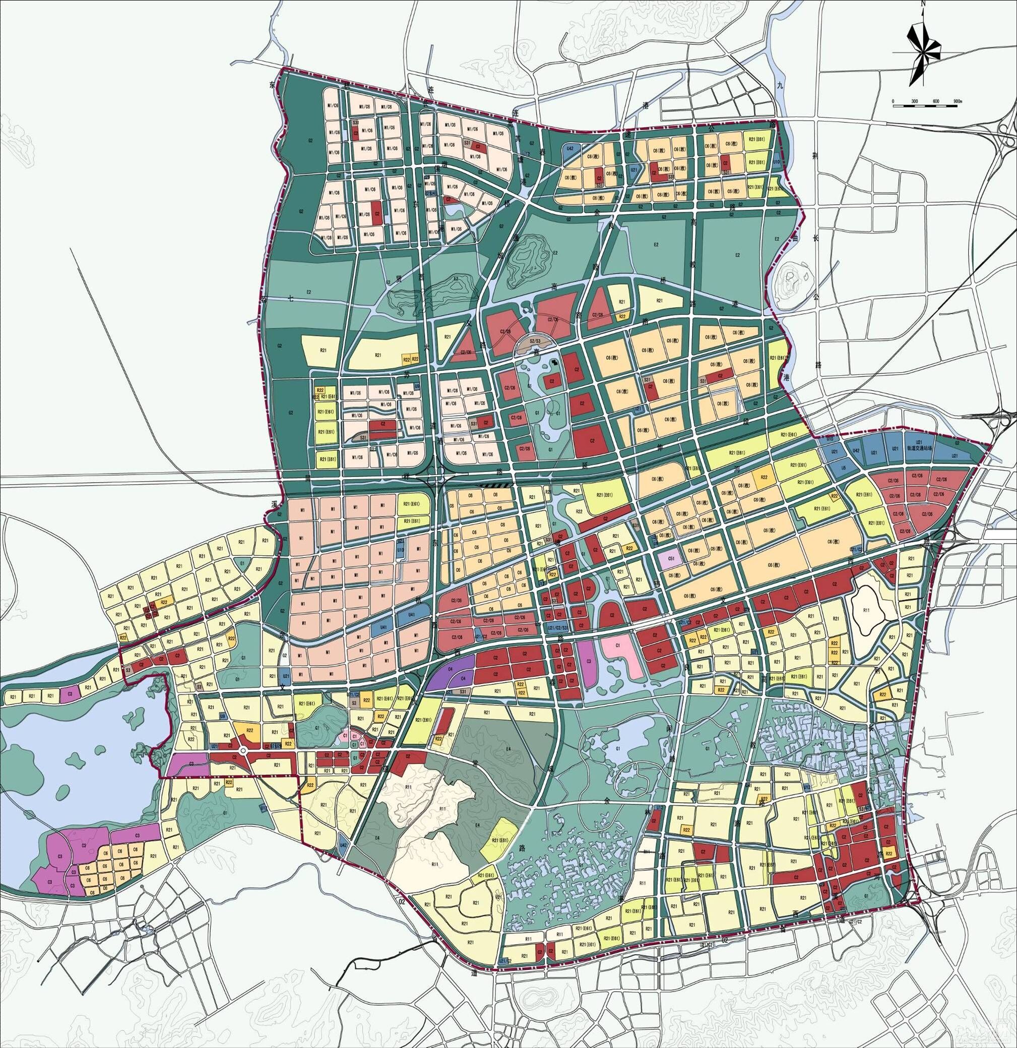 杭州市区规划图图片